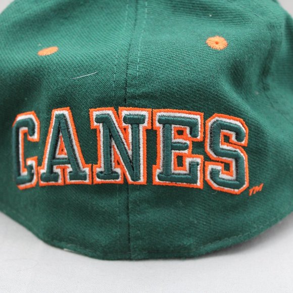 Miamin Hurricanes Hat (VTG) - Thick Graphics by TOP - Adult Fitted 7 3/8 - Picture 6 of 9